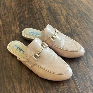 Steve Madden Tan Mules